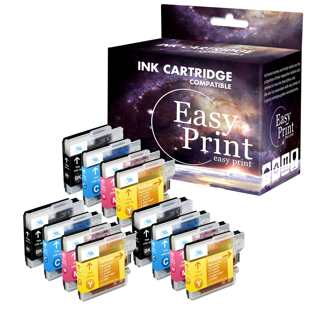 LOTE de cartuchos de tinta LC61 para Brother MFC-J265w MFC-J270w 490CW 250C J410w J415w - Imagen 11 de 19