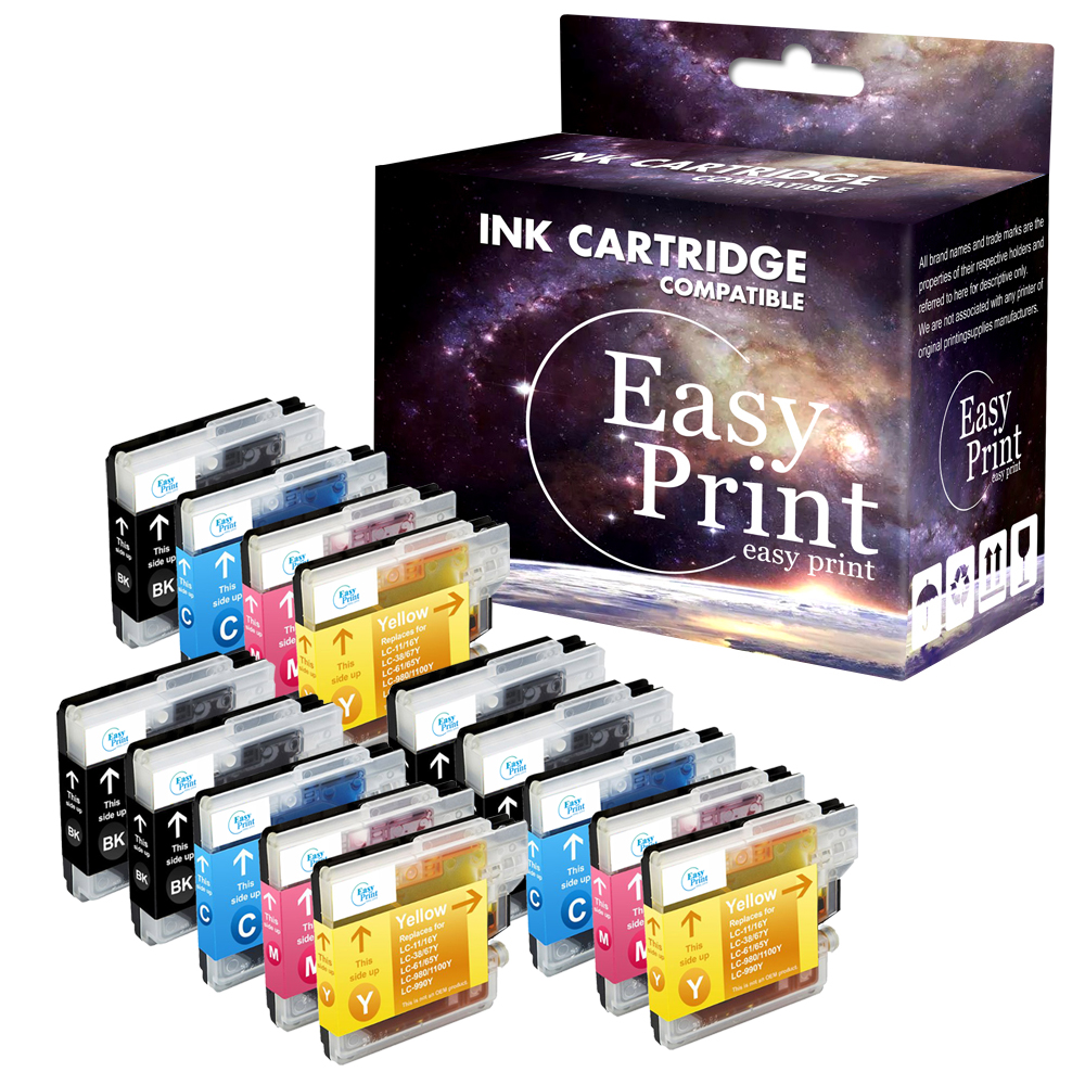 LOTE de cartuchos de tinta LC61 para Brother MFC-J265w MFC-J270w 490CW 250C J410w J415w - Imagen 12 de 19