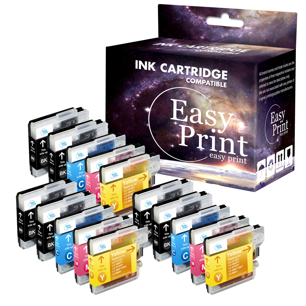 LOTE de cartuchos de tinta LC61 para Brother MFC-J265w MFC-J270w 490CW 250C J410w J415w - Imagen 13 de 19