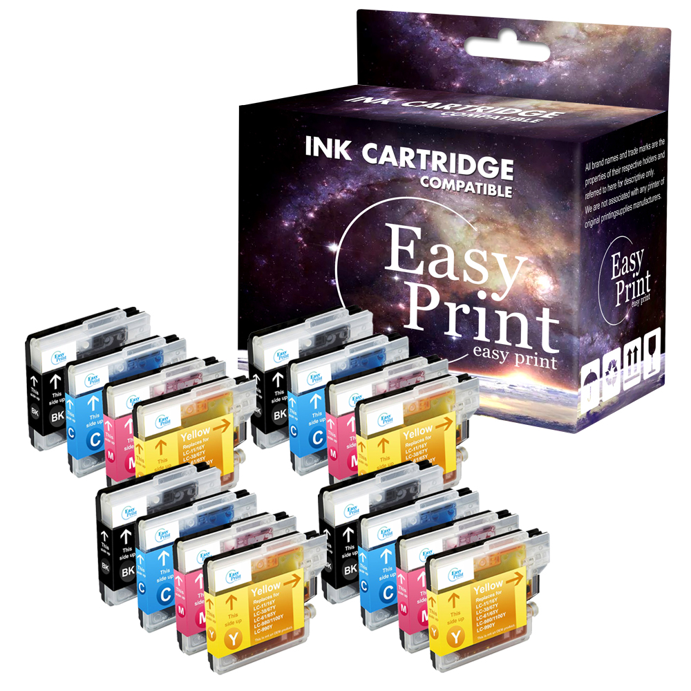 LOTE de cartuchos de tinta LC61 para Brother MFC-J265w MFC-J270w 490CW 250C J410w J415w - Imagen 14 de 19