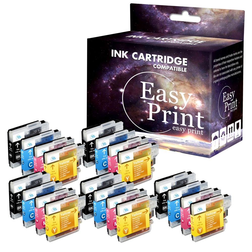LOTE de cartuchos de tinta LC61 para Brother MFC-J265w MFC-J270w 490CW 250C J410w J415w - Imagen 17 de 19