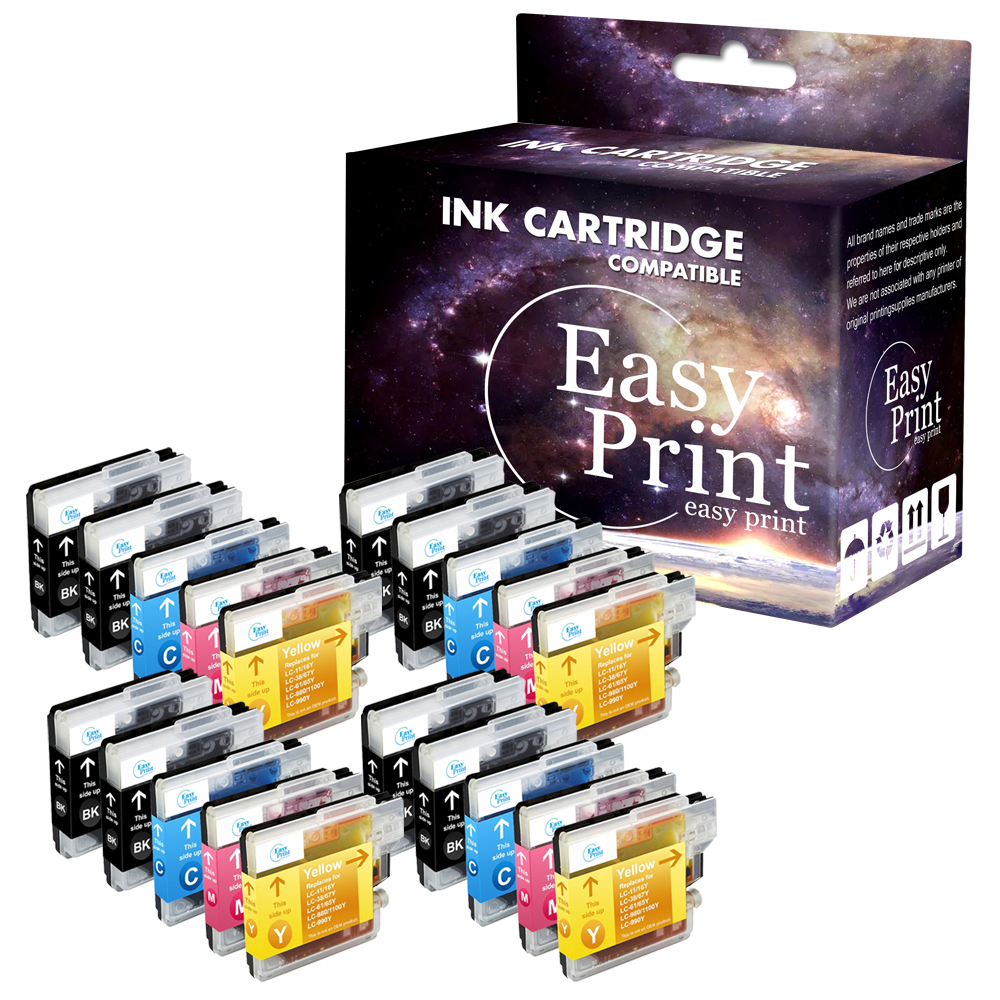 LOTE de cartuchos de tinta LC61 para Brother MFC-J265w MFC-J270w 490CW 250C J410w J415w - Imagen 16 de 19