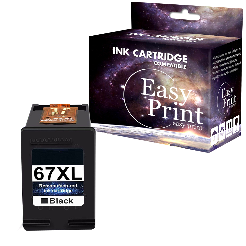 LOT 67XL Ink Cartridge replace for HP DeskJet Plus 4152 4158 ENVY Pro ...